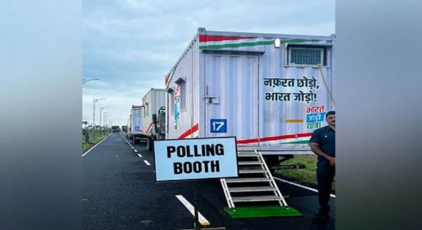कर्नाटक: मतदान केंद्र में बदला गया बैठक कक्ष, विशेष बूथ से वोट करेंगे राहुल गांधी