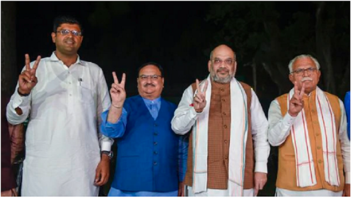 Suspense ends in Haryana, BJP will form a government, Dushyant Chautala will get a big post