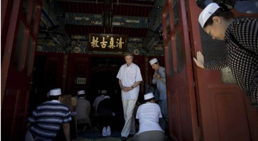 China removing domes and minarets of mosques, journalist questions on silence of CPIM