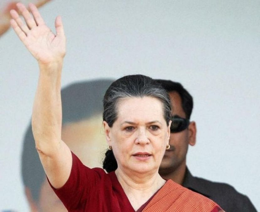 Sonia Gandhi attacked the BJP government in case of farmers