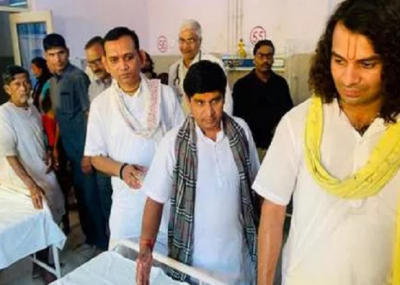 Tej Pratap Yadav got information about the health of the sick in a new avatar, said - Drinking chemical of Delhi…