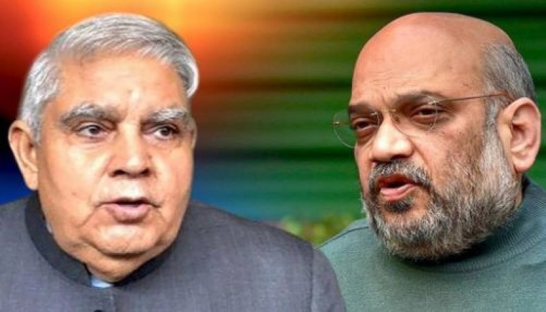 Bengal Governor Jagdeep Dhankhar met Home Minister Amit Shah