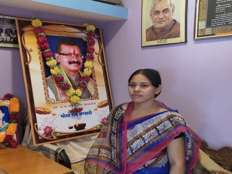 CG: BJP candidate Ojaswi Mandavi files nomination for Dantewada by-poll