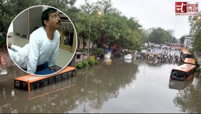 Video: Delhi sinking and CM engaged in 'Sadhana,' angry people raised slogans against Kejriwal