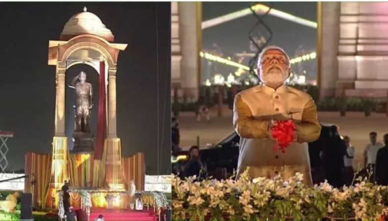 'Today Kingsway is erased forever..,' says PM Modi unveiling Netaji's statue