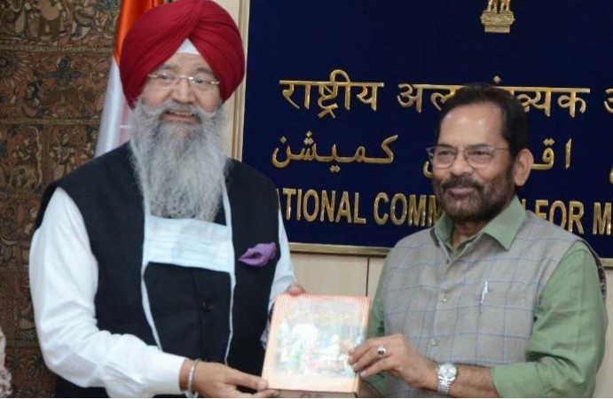 Iqbal Singh takes over as Chairman of National Commission for Minorities, Naqvi congratulated