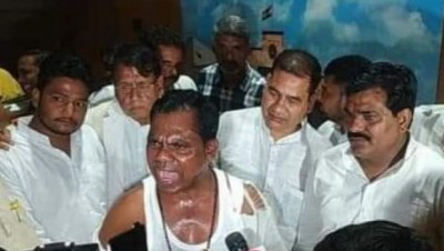 'BJP people tore my shirt..,' Congress MLA came out of assembly and started crying