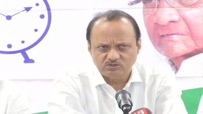 Ajit Pawar cries during press conference, says, 'no conflict in my family'