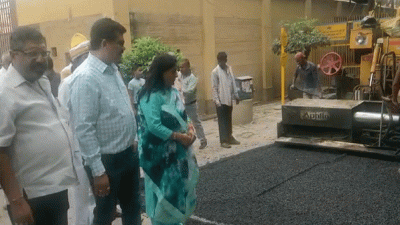 This Road in Ghaziabad is made of plastic, Mayor inaugurated