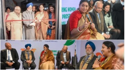 India launches women's leadership lounge in Davos