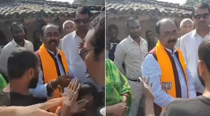 वोट मांगने पहुंचे BJP नेता पर फूटा लोगों का गुस्सा, लगाएं मुर्दाबाद के नारे