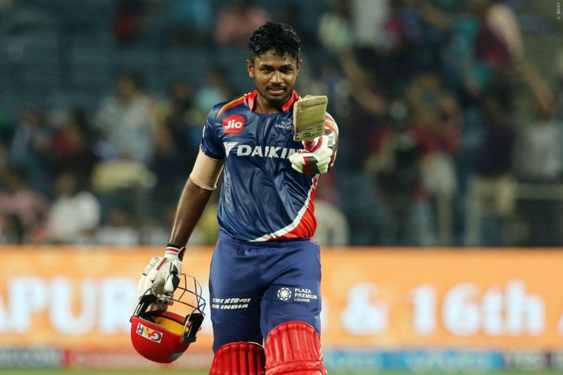 संजू सेमसन ने बनायीं आईपीएल-10 की पहली शतक और अगली ही गेंद पर हो गए क्लीन बोल्ड