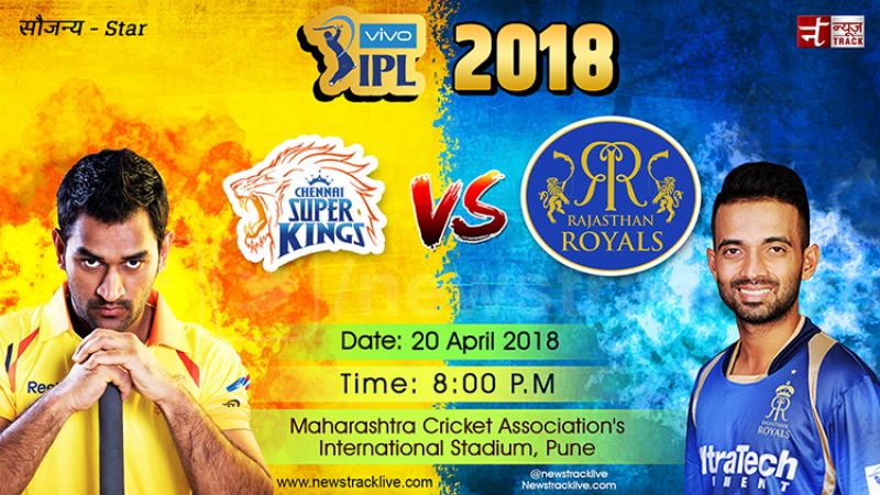 IPL 2018 LIVE CSK vs RR : सुपरकिंग्स के सामने पहले गेंदबाजी करेंगे रॉयल्स