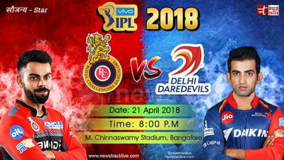 IPL 2018 RCB vs DD: आज आमने सामने होंगे दिल्ली के दो कप्तान