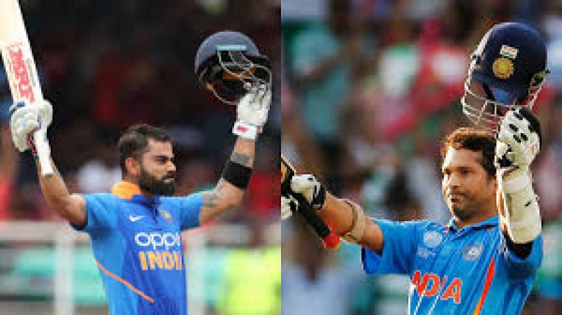 This player believes that Kohli can break Sachin's record