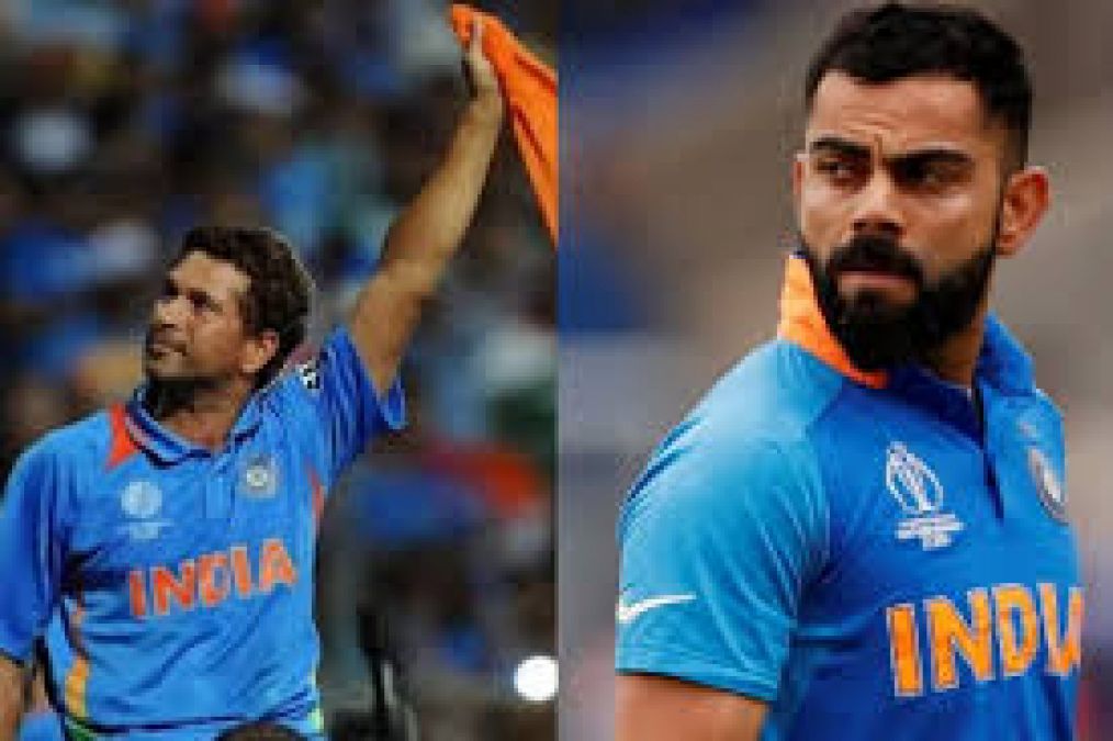 This player believes that Kohli can break Sachin's record