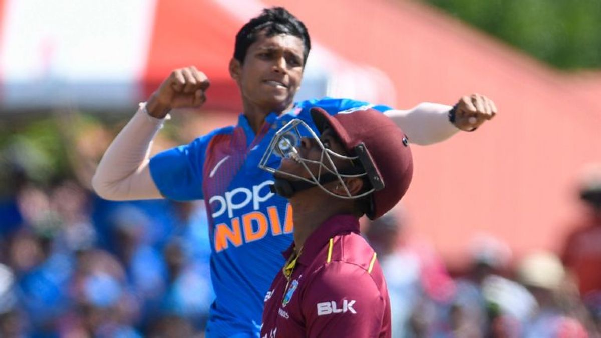 Ind vs WI: Saini creates history in the first match, became the first Indian to do this in the T20