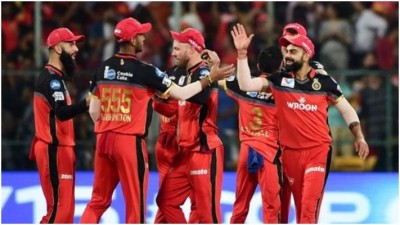 RCB players played match wearing mask, Watch video