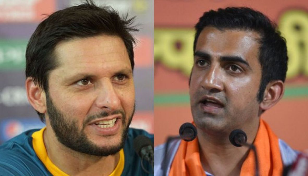 Shahid Afridi targets Gambhir through this post