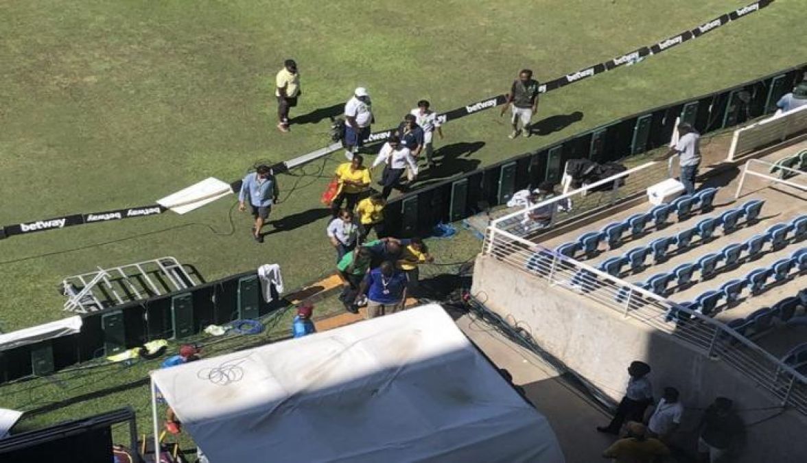 This former batsman from West Indies fell ill before the match