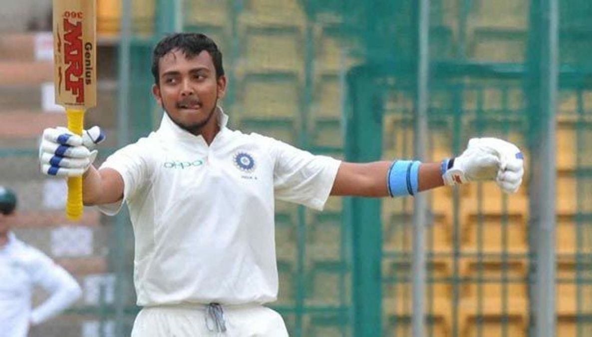 Prithvi Shaw returns to power after doping ban, may find place in Test team against New Zealand