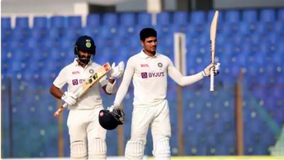 Ind vs Ban: With the help of Gill and Pujara's centuries, India gave Bangladesh a target of 512 runs