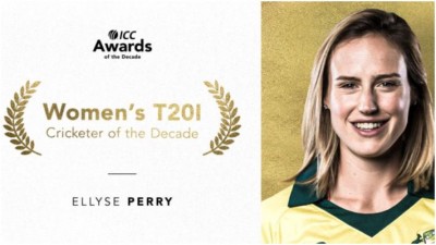 ICC की दशक की सर्वश्रेष्ठ महिला वनडे और टी-20 क्रिकेटर बनीं एलिस पैरी