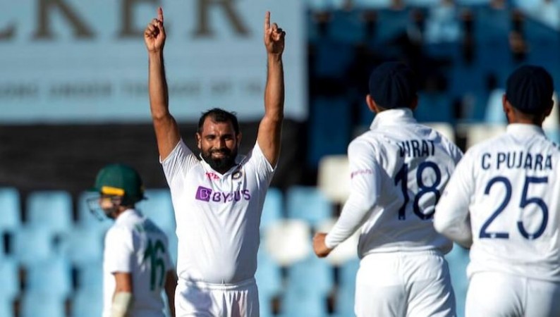 सेंचुरियन टेस्ट: 'शमी' के नाम दर्ज हुआ ख़ास रिकॉर्ड, बने ये मुकाम हासिल करने वाले भारत के पहले गेंदबाज़