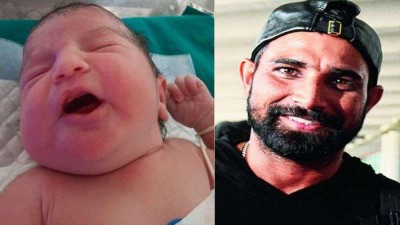 Fast Bowler Mohammed Shami shared a picture of his newly born niece