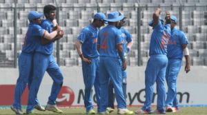 अंडर 19 क्रिकेट वनडे मैच में 3-1 से विजेयी रही भारत