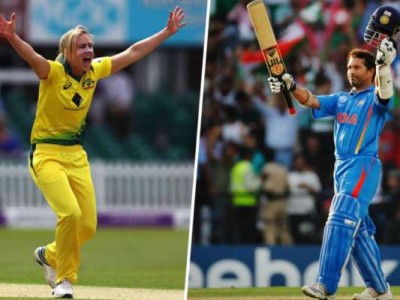 Video: Sachin accepts Australian women's bowler challenge, will be in the field tomorrow