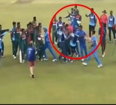 मैच के बाद बांग्लादेश और टीम इंडिया के बीच हाथापाई, मैदान जमकर विवाद