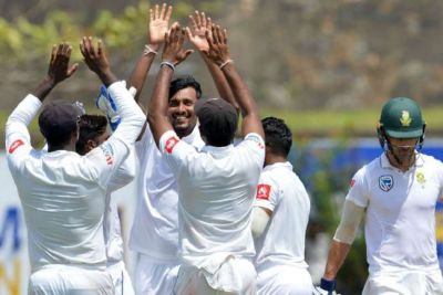 टेस्ट के पहले दिन श्रीलंका ने साउथ अफ्रीका की पहली पारी को सस्ते में निपटाया