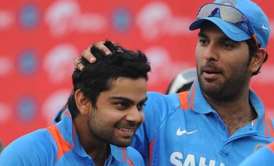 Yuvraj Singh gifted Kohli the Golden Boot .., said – for me you will remain Cheeku.