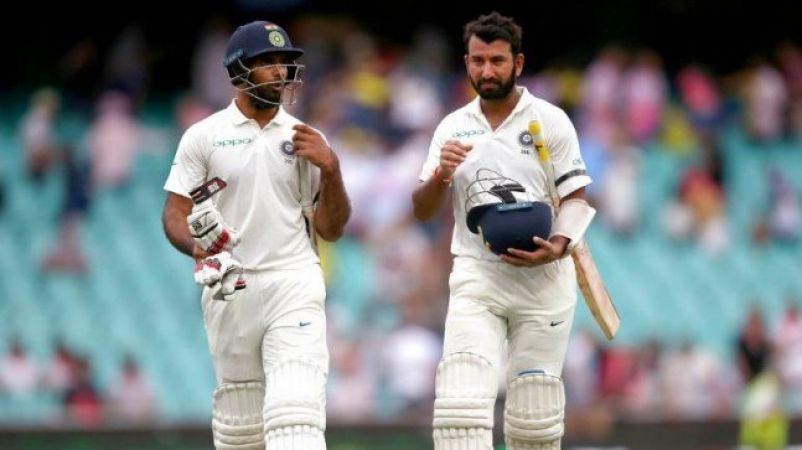IND VS AUS : पुजारा-विहारी ने संभाला मोर्चा, धराशाई हुई ऑस्ट्रेलियाई गेंदबाजी