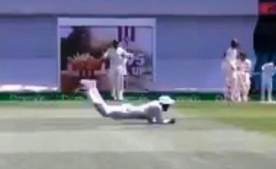 VIDEO : कैच छूटा, टीम ने जश्न मनाया और फिर अंपायर ने राहुल के साथ किया कुछ ऐसा...