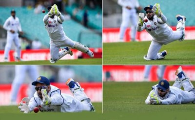 Ind Vs Aus: Pant drops two catches on first day of Sydney test