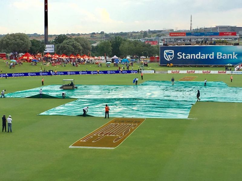 सेंचुरियन टेस्ट : बारिश के कारण खेल रुका अफ्रीका 68 /2