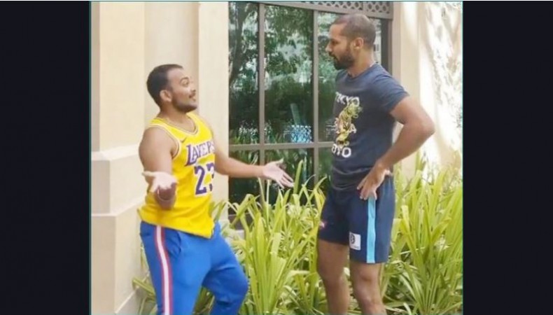 Dhawan and Prithvi Shaw clash before Sri Lanka tour, caught on camera