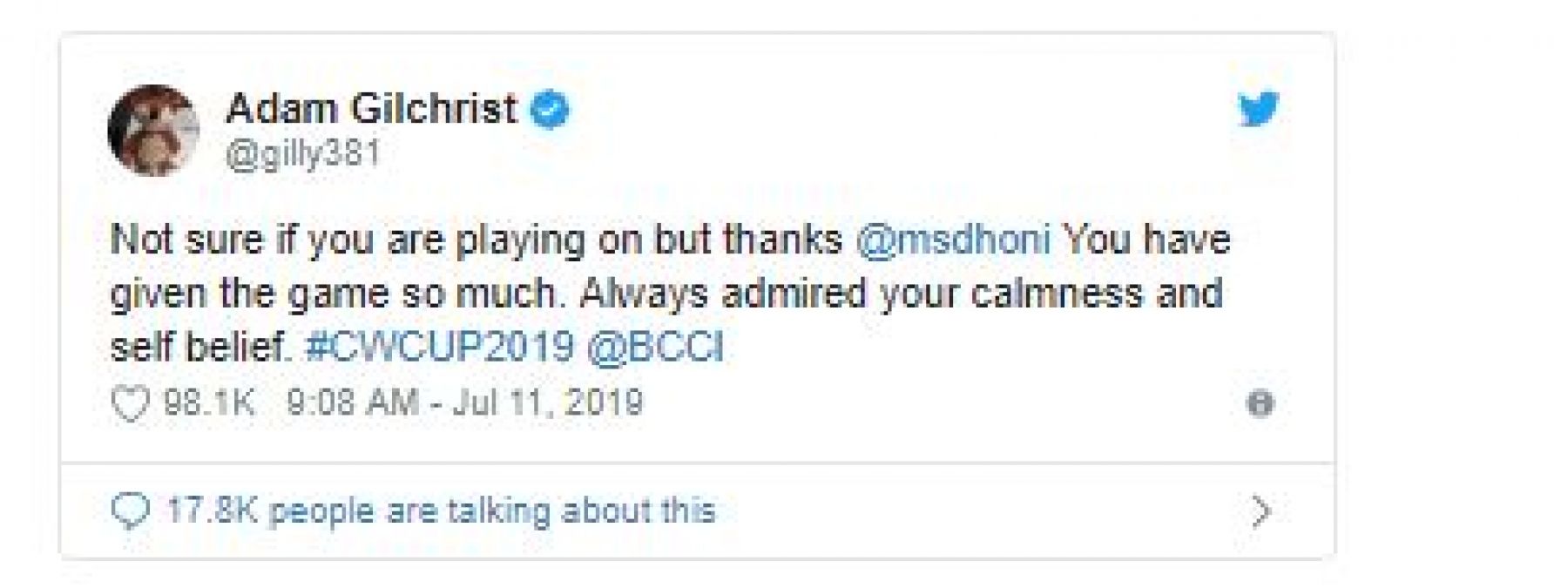 This great wicketkeeper defends Dhoni,  said this heartwarming thing