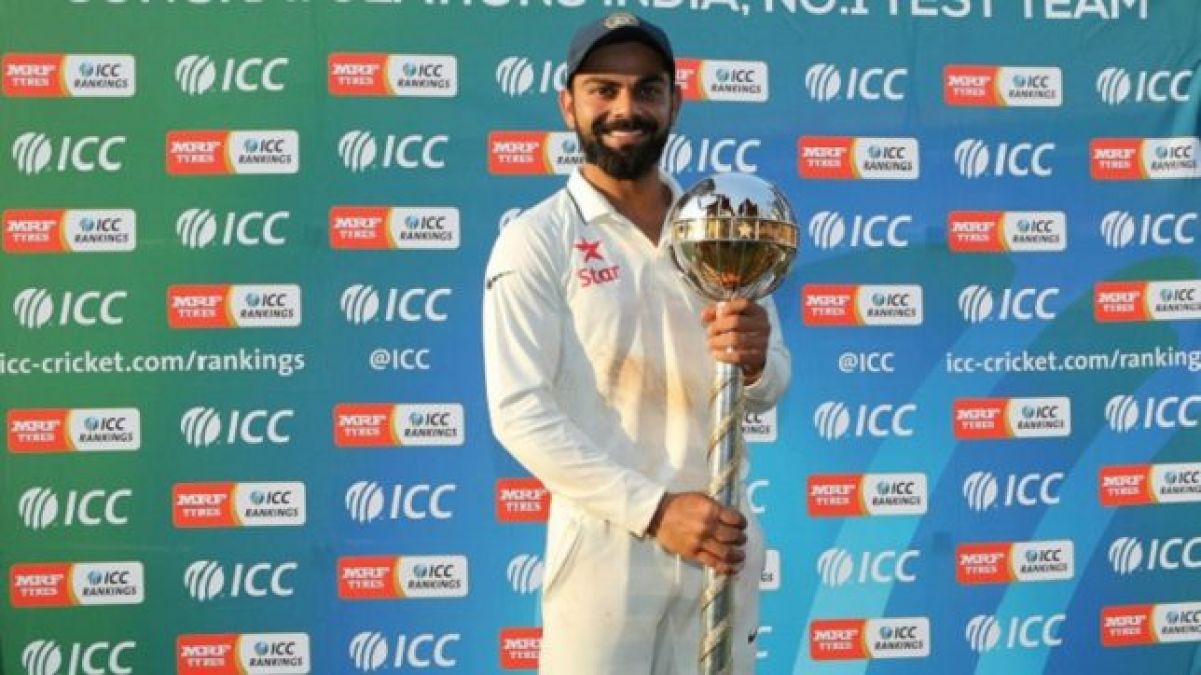विराट कोहली आईसीसी की टेस्ट रैंकिंग में शीर्ष पर कायम