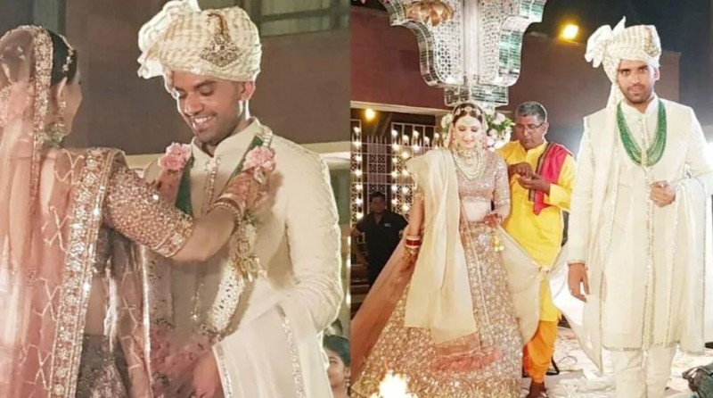 Pictures and videos of Deepak Chahar's wedding surfaced