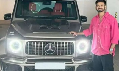 Shreyas Iyer bought a gleaming Mercedes SUV car,  price will shocke you