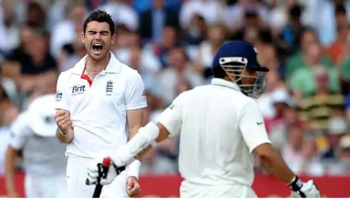 James Anderson sets world record, left Tendulkar and Rahul Dravid behind