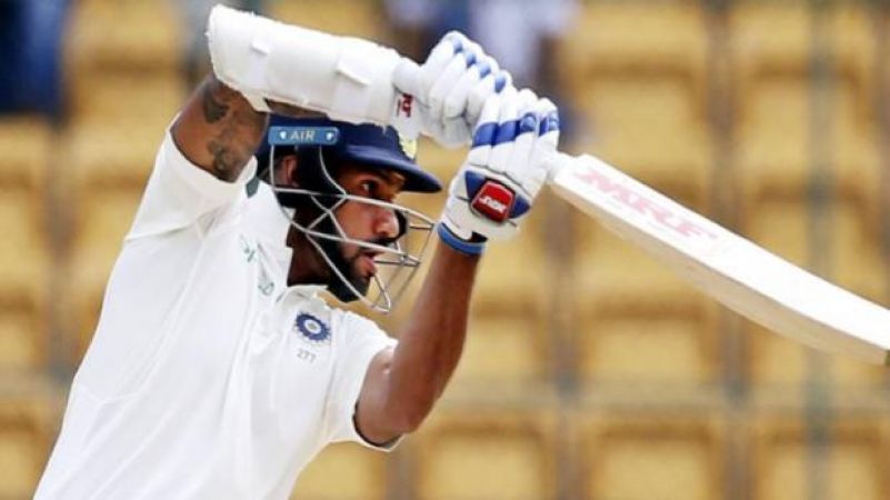 भारत-अफगान टेस्ट: भारत 88/0, धवन 57*
