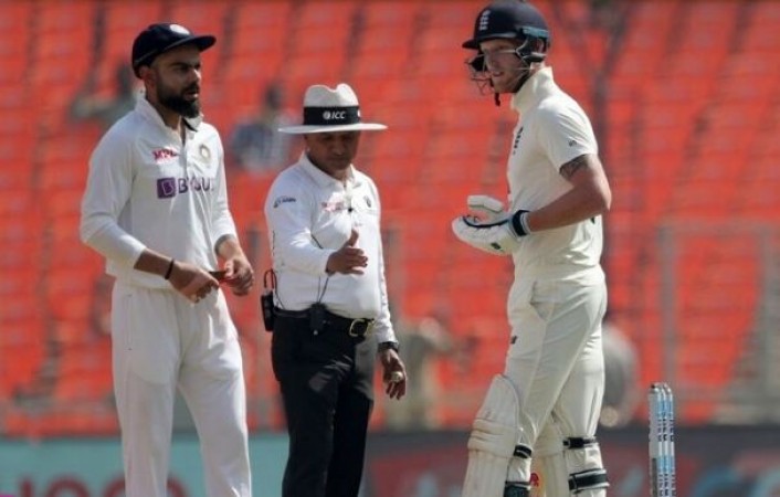 Ind vs Eng: Kohli and Ben Stokes clashes badly on field, video went viral