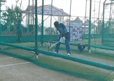 Hardik Pandya was seen hitting sixes in the practice session, video goes viral