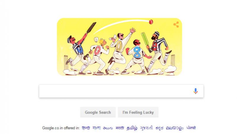 आज ही खेला गया था इतिहास का पहला टेस्ट मैच, गूगल ने बनाया डूडल