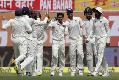 टेस्ट मैच के दूसरे दिन यह रहा भारत का स्कोर