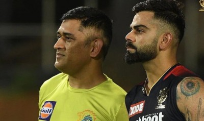 IPL 2022: Two former Team India captains seen practicing together, Dhoni-Kohli's stunning photo goes viral